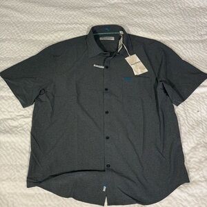Grey Short sleeve button down Tommy Bahamas
